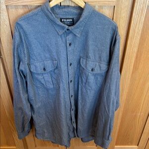 Filson Gray Button-Up Shirt